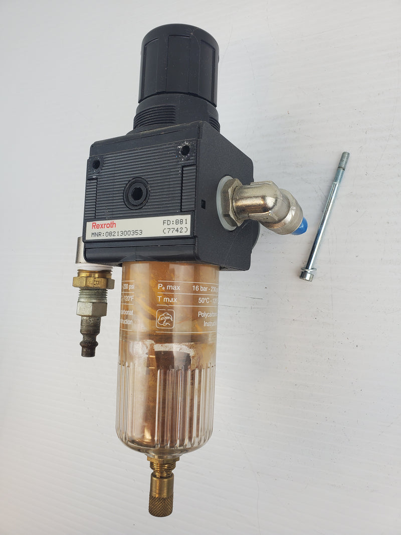 Rexroth MNR:0821300353 Valve With Gauge FD:881