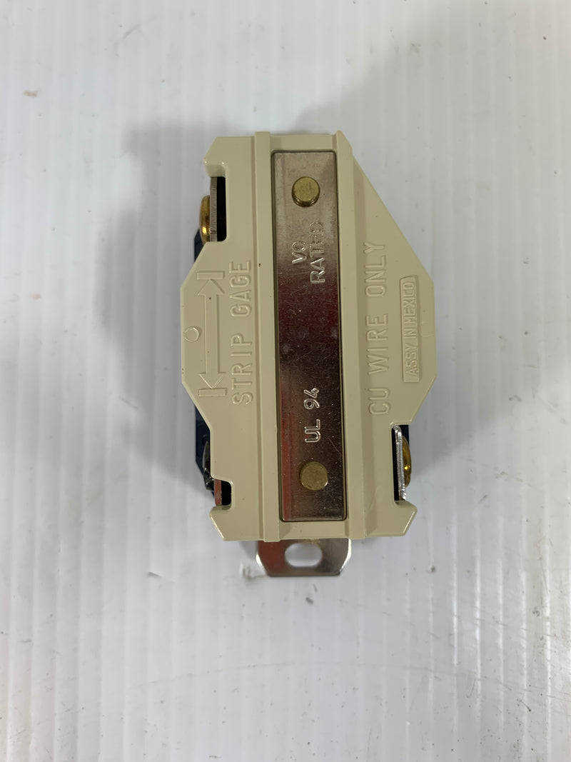 Leviton Single Lock Ground Receptacle 2620 2 Phase 3 Watt