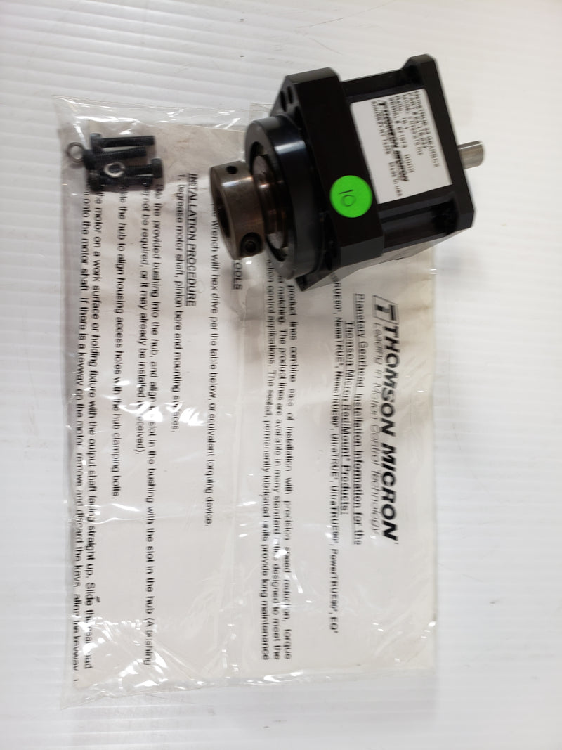 Thomson Micron Nema TRUE 23 Gearbox NT23010 KIT Metal Logics, Inc.