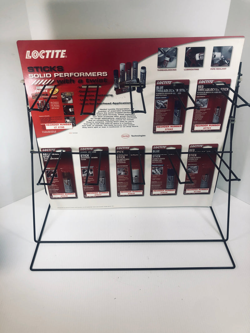 Loctite Counter Display Hanging Pegs 20" x 20-1/2" x 10-1/4"
