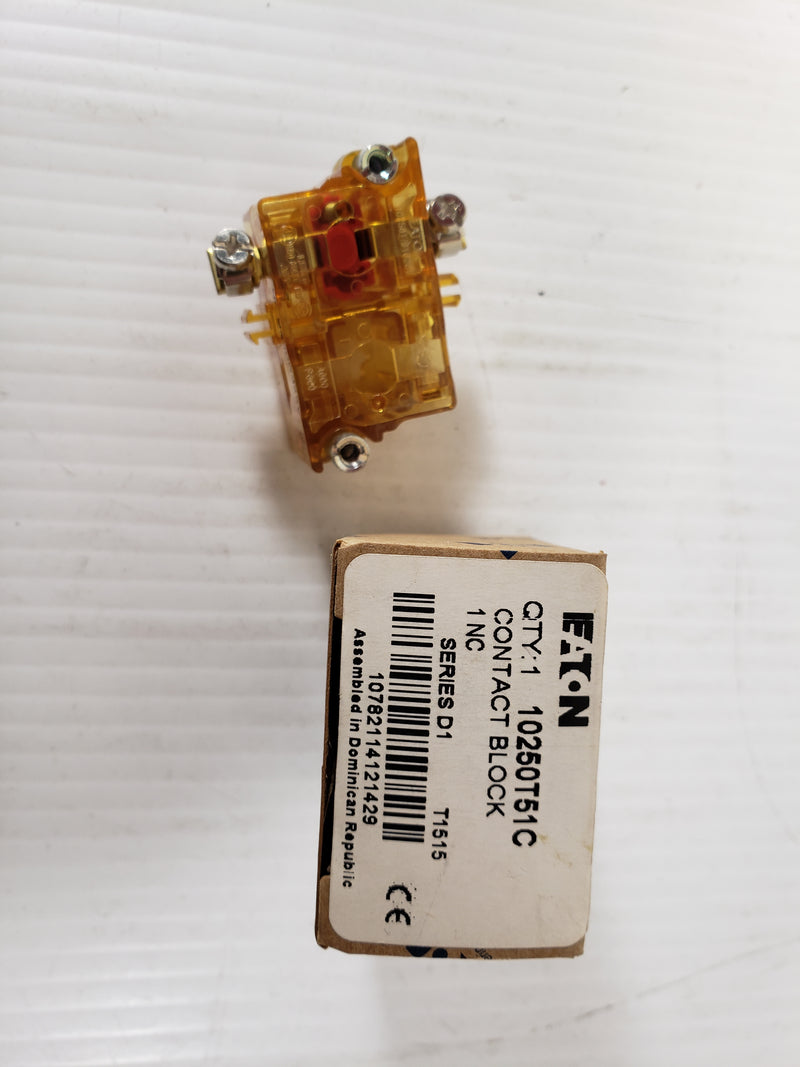 Eaton Contact Block 10250T51C