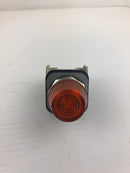 Allen-Bradley 800T-Q24A Ser T Orange Pilot Light/ Indicator Light 24VAC/DC