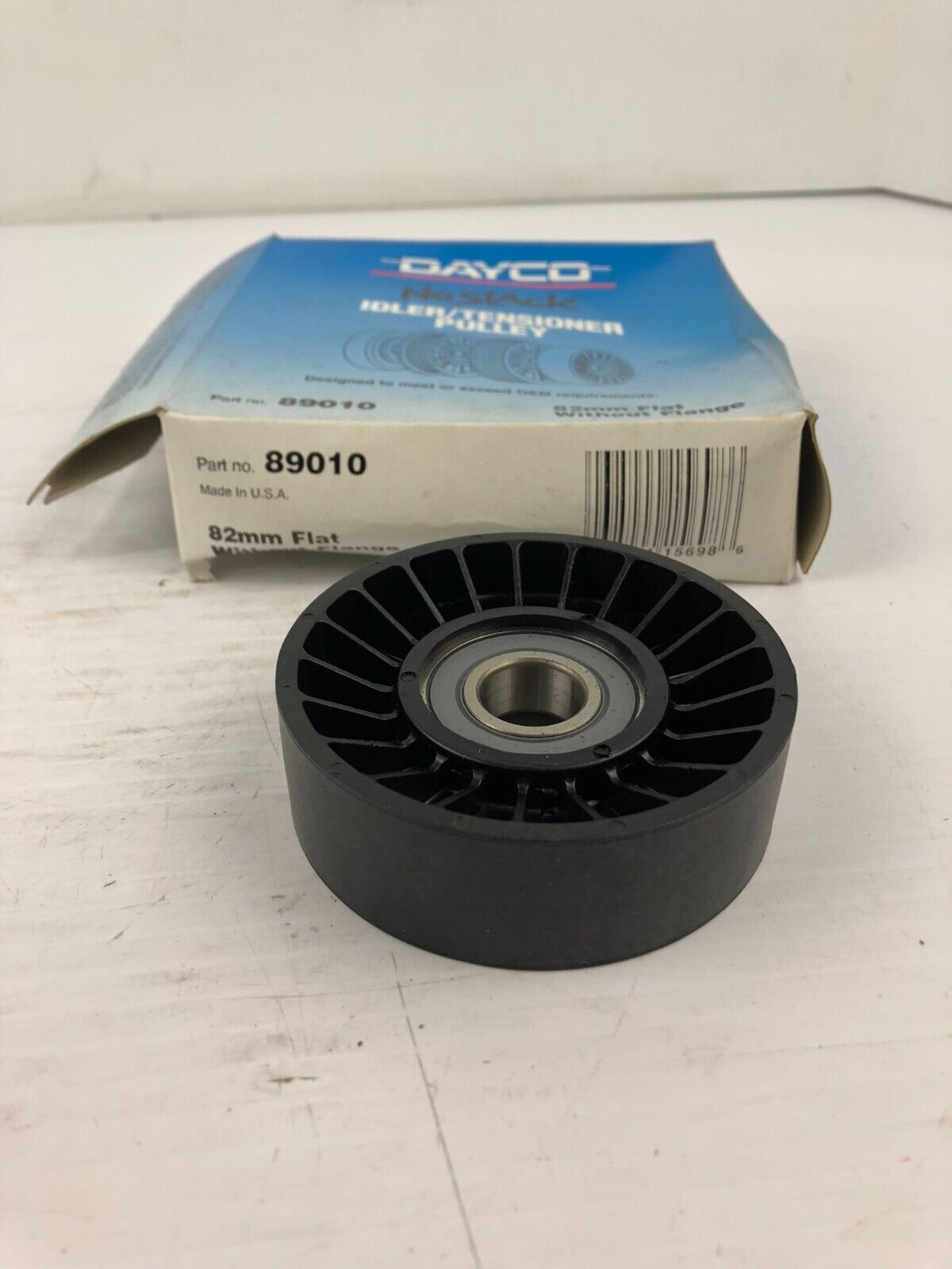 Dayco 89010 No Slack Idler/Tensioner Pulley 82mm Flat without Flange
