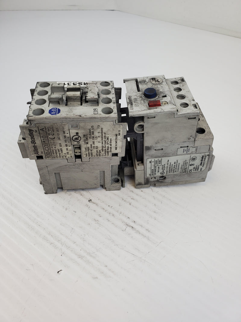 Allen-Bradley 100-C09*10 Series A Contactor With 193-EECB Series C Connected