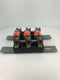 AMP AJT300 3 Fuses with Allen Bradley Fuse Holders 4012056915 & 4012056903