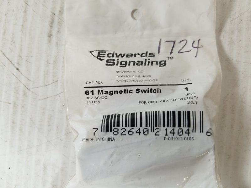Edwards Signaling 61 Magnetic Switch (Lot of 2)