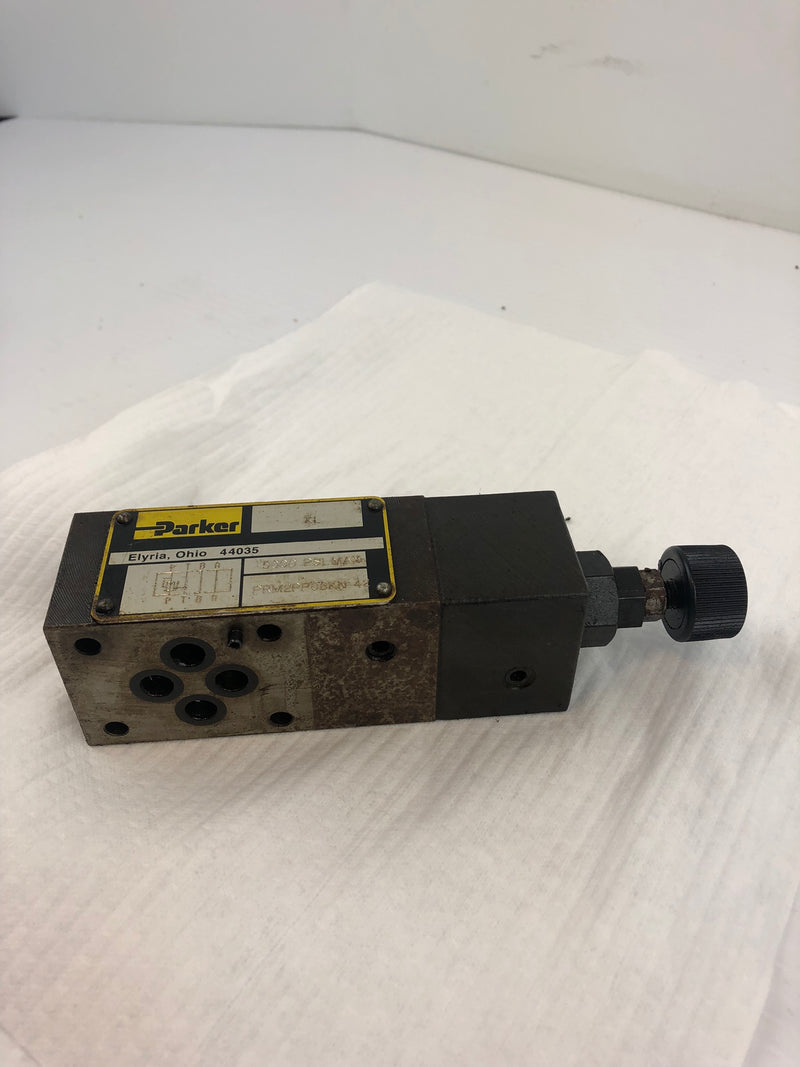 Parker PRM2PP06KN 42 KL Pressure Reducing Hydraulic Valve 5000 PSI Max