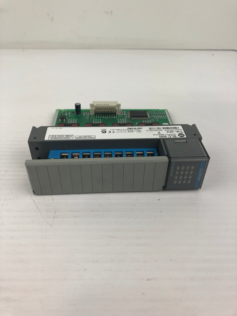 Allen-Bradley 1746-0B16 Series D Output Module SLC 500 – Metal Logics, Inc.