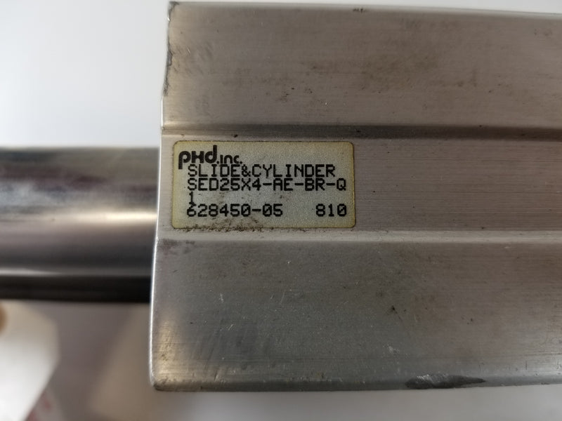 PHD 628450-05 SED25X4-AE-BR-Q1 Dual-Rod Guided Pneumatic Cylinder