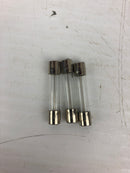 Bussman NEWGGL Fast Acting Glass Fuses 250V 10A - Lot of 3