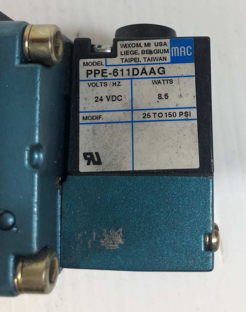 MAC Solenoid Pneumatic Valve 6513B-211-PP-611DA