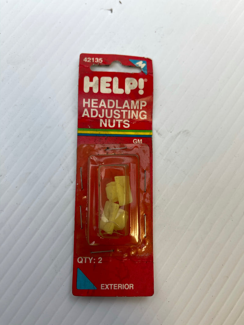 Help! Motormite Headlamp Adjusting Nuts GM 42135 Box of 2