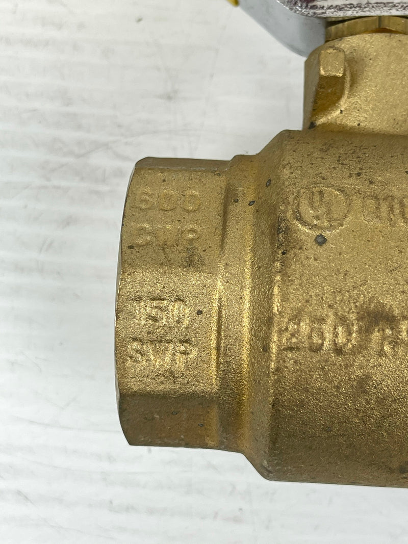 UL Brass Valve 1-1/2" 600CWP 150SWP 250 PSI 600 WOG 56 125G 8RS 14/10