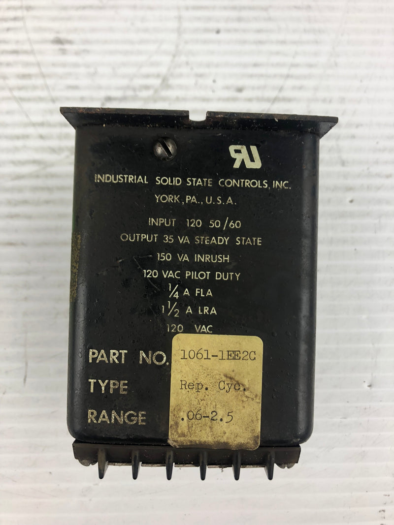 Industrial Solid State Controls Inc. 1061-1EE2C Repeat Cycle Time Delay Relay