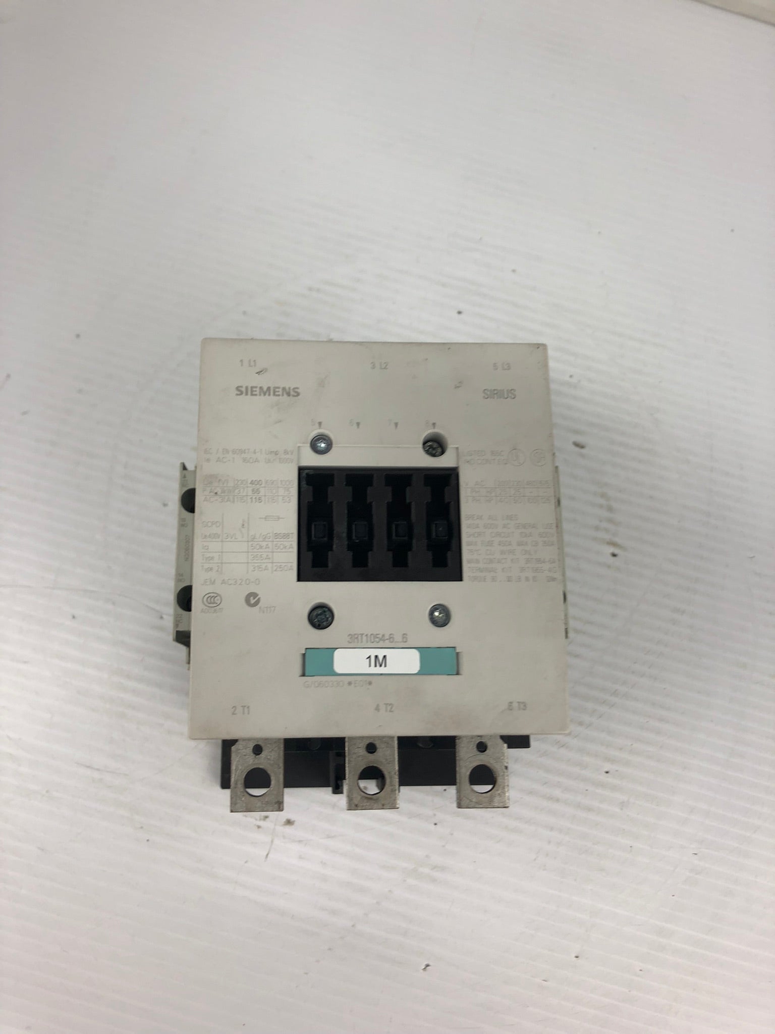 Siemens 3RT1054-6...6 Motor Starter / Contactors