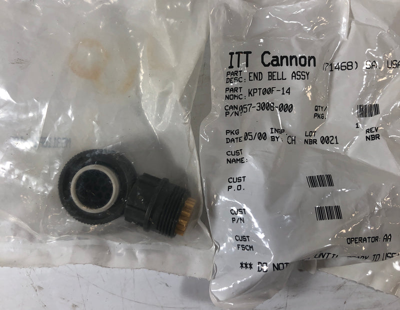 ITT Cannon End Bell Assembly KPT00F-14