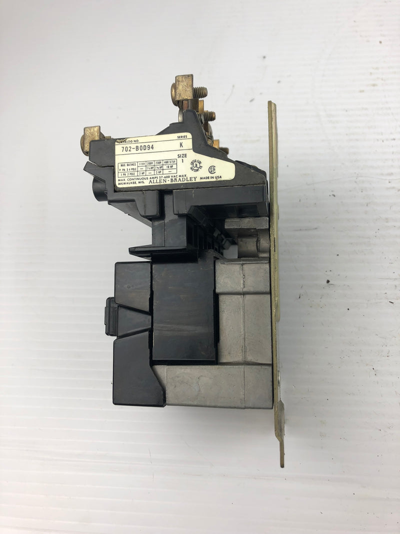 Allen-Bradley 702-B0D94 Contactor Series K Size 1