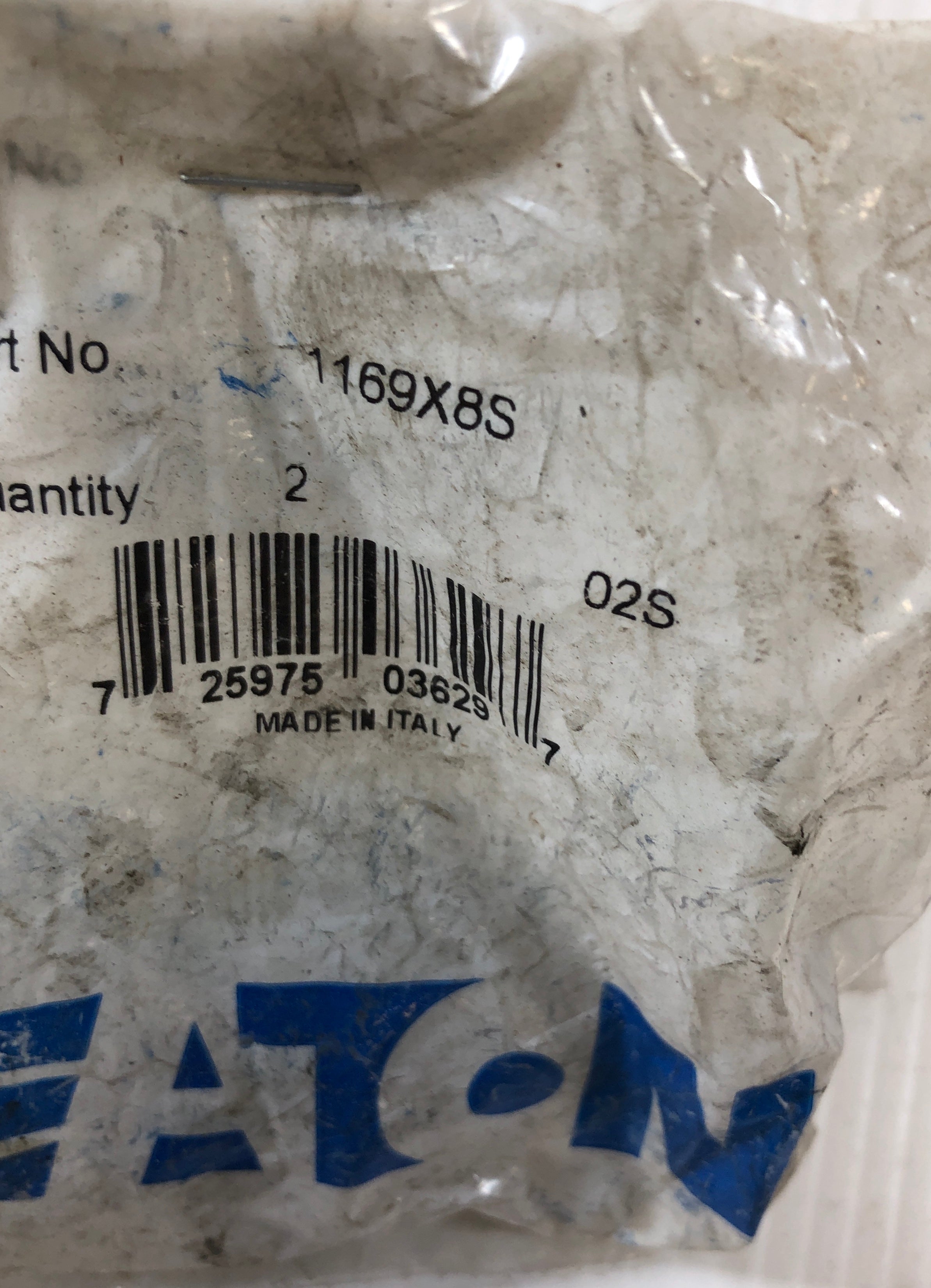 Eaton Corporation 1169 X 8S - 2 Packages of 2 (Total of 4)