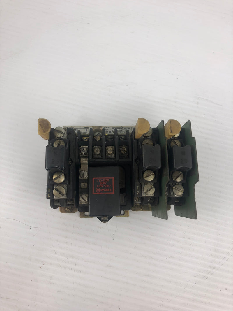 Allen-Bradley 709-T0D103 Contactor Starter Series K