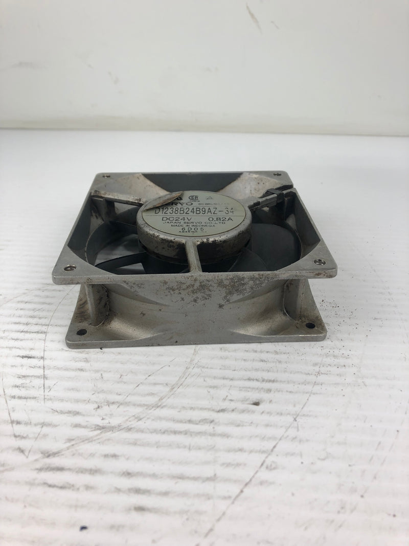 Japan Servo D1238B24B9AZ-34 Cooling Fan DC24V 0.82A