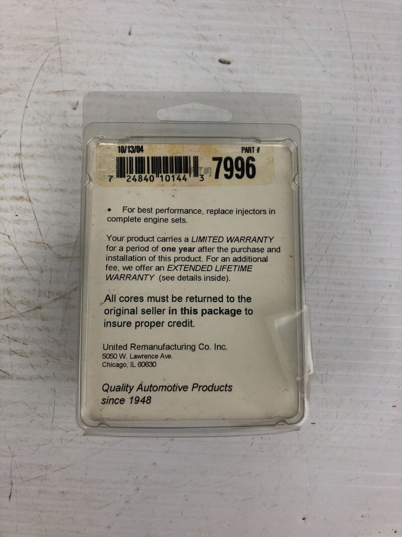 United Remanufacturing Co. Uremco 7996 Remanufactured Fuel Injector