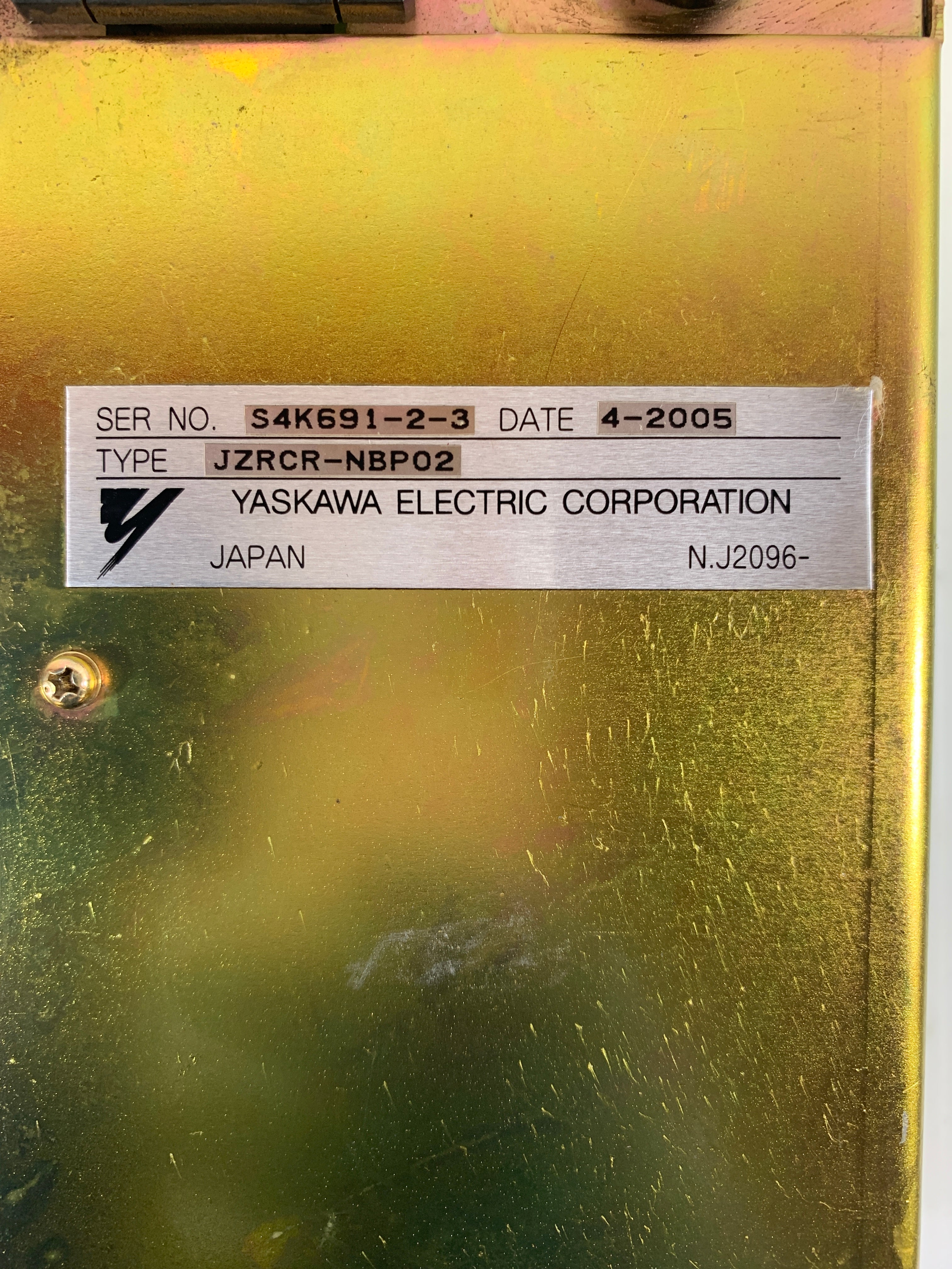 Yaskawa JZRCR-NBP02 Servo Drive