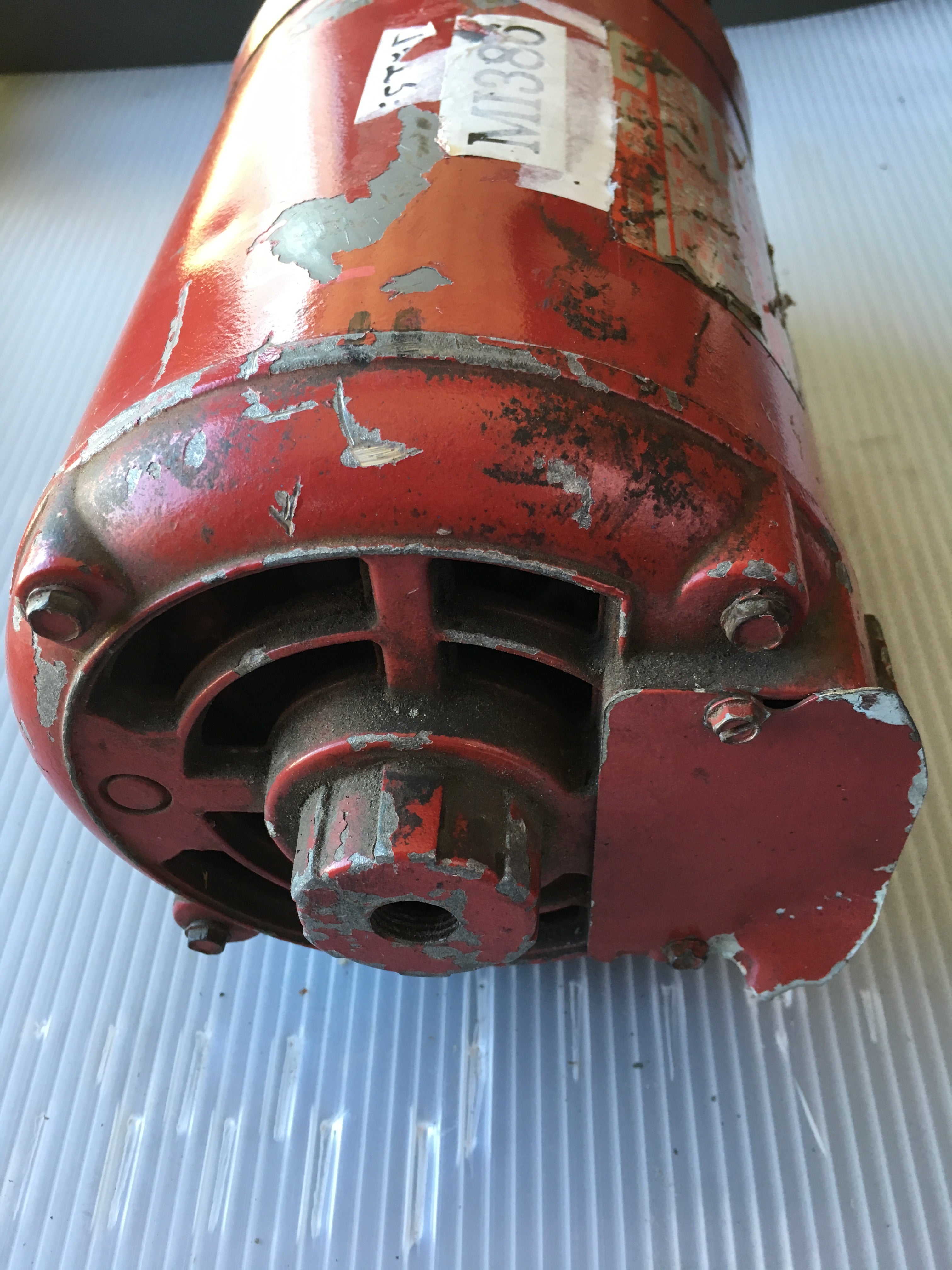 Dayton Electric Motor 3N090J 1.5 HP 3 PH 208-220V 3450/2850 RPM
