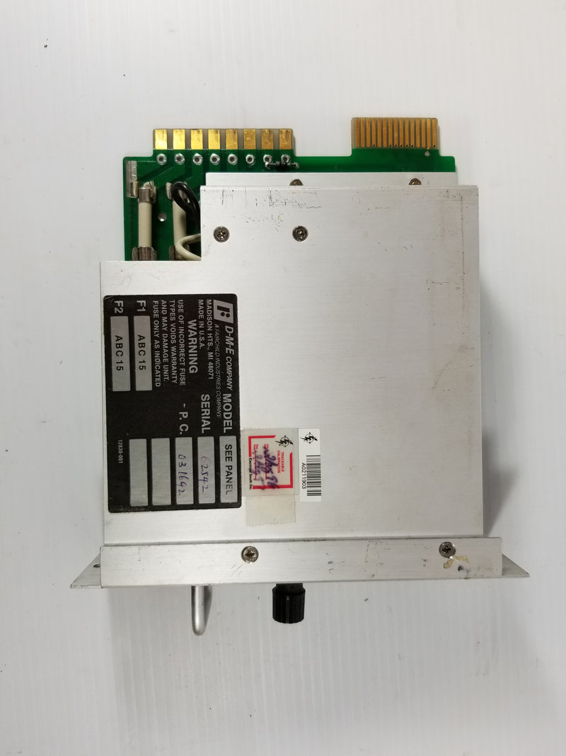 D-M-E SSM15G Temperature Controller Module Missing Button Cover