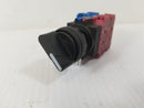 IDEC 2-Position Selector Switch with Contact Blocks HW-F10 HW-F01