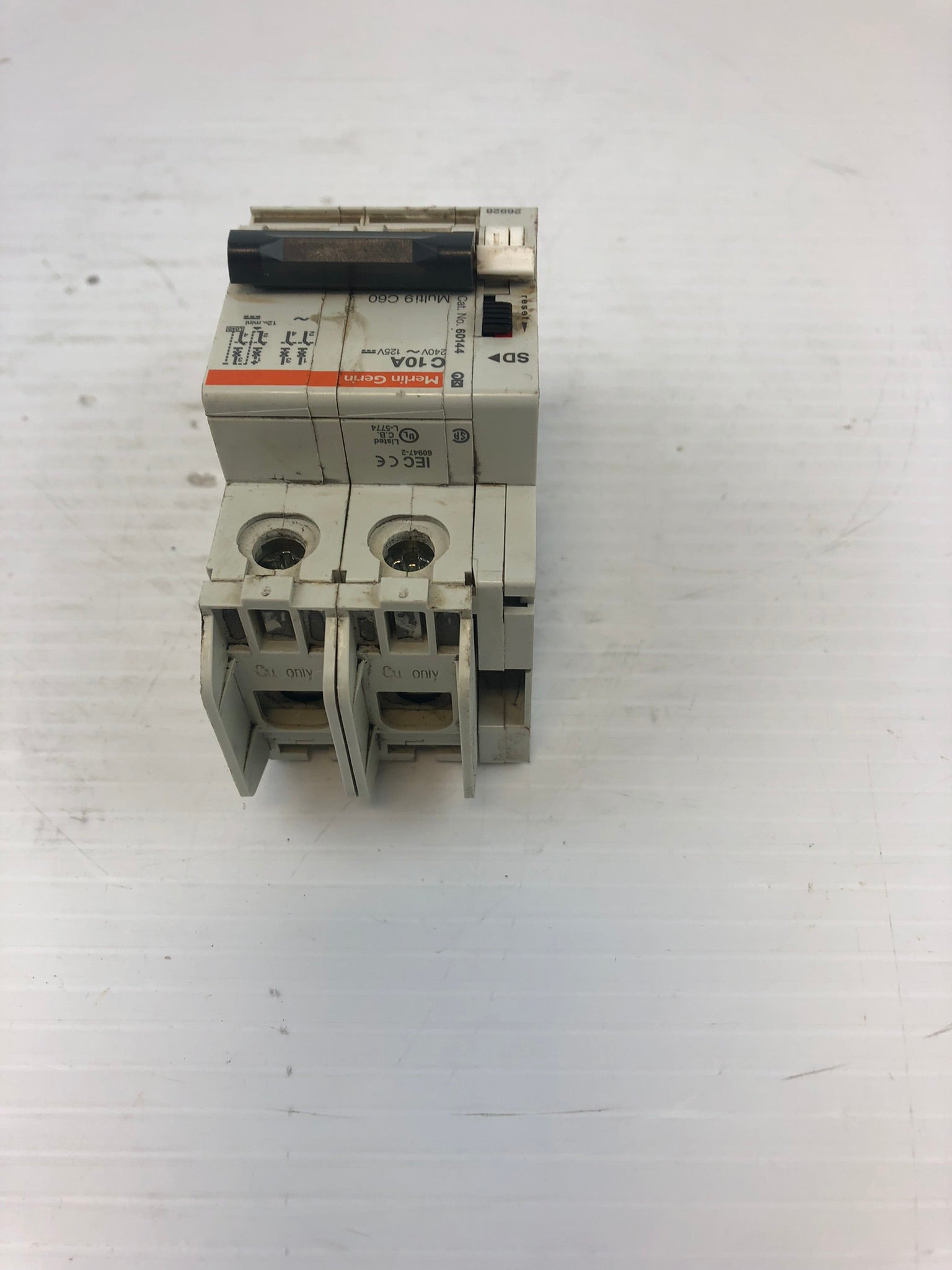 Merlin Gerin C10A Circuit Breaker Protector 240V~125V 10A 2P 60144