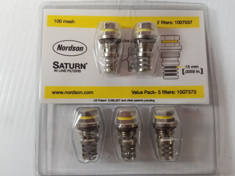Nordson 1007373 Saturn In Line Filter 100 Mesh (Pack of 5)