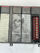 Allen Bradley 10 Slot Rack with Modules SLC 500 PLC 1746-P2 Ser. C 1746-A10
