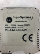 Super Systems Inc. 13708 Analog I/O Module 3 In 2 Out 24VDC SSI