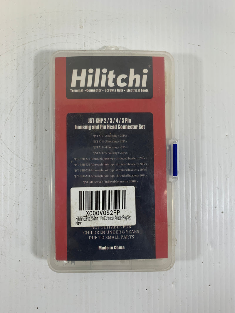 Hilitchi JST-XHP 2 2/3/4/5 Pin Housing and Pin Head Connector Set