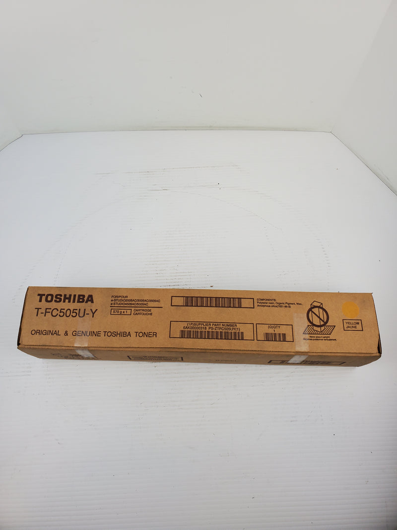 Toshiba T-FC505U-Y Original & Genuine Toshiba Toner Cartridge - Yellow