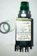 Allen Bradley Pilot Light 800T-PS16 Green Series N