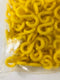 Yellow Plastic S-Hook 1.5" (Lot of 40)