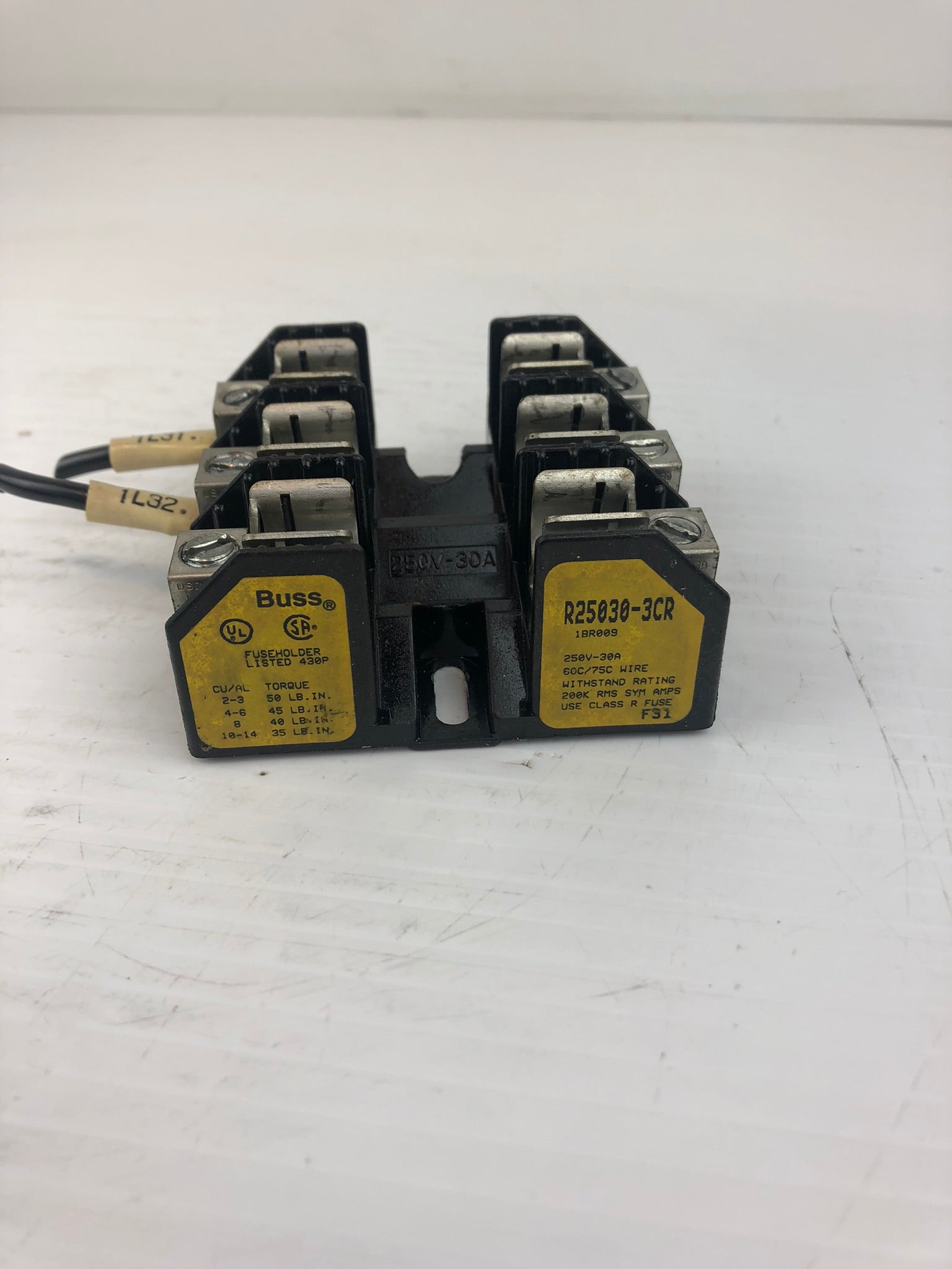 Bussmann R25030-3CR Fuse Holder Listed 430P