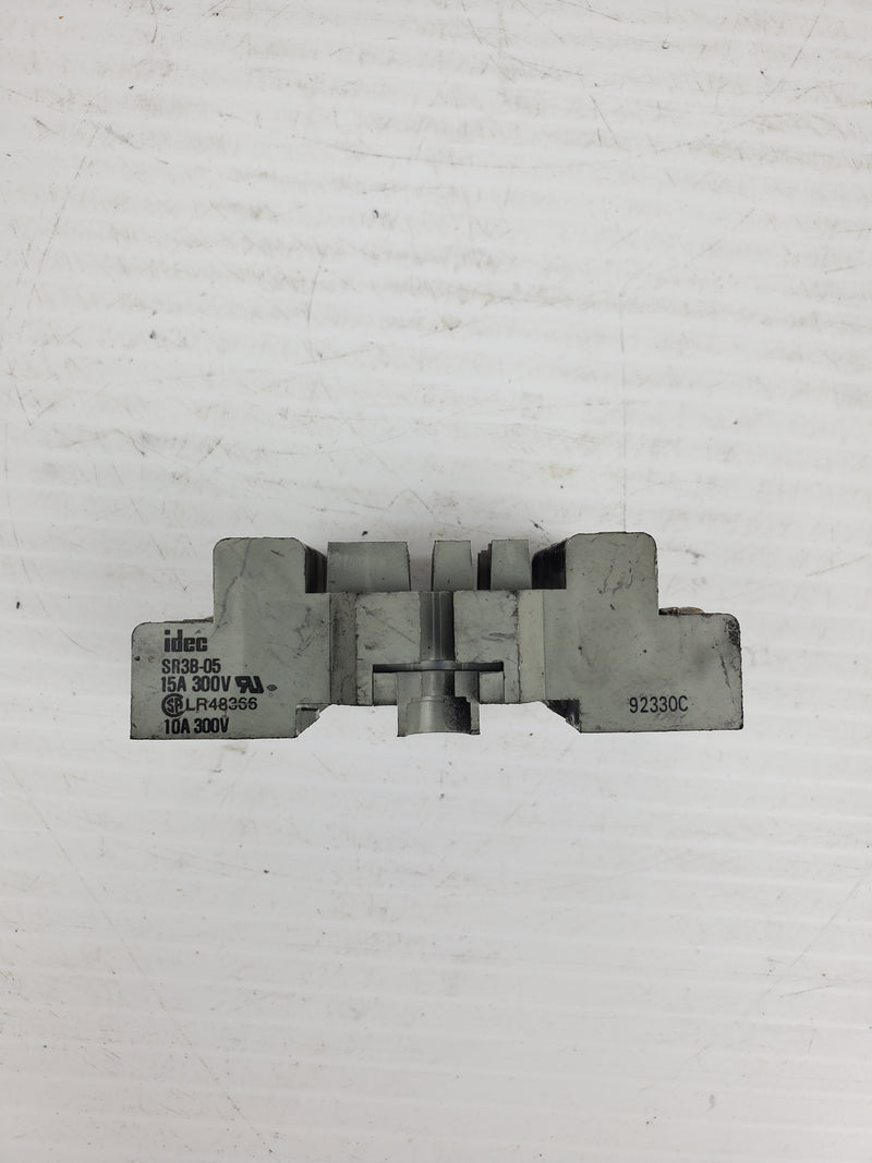 IDEC SR38-05 Relay Socket 15A 300V LR48366 10A 300V