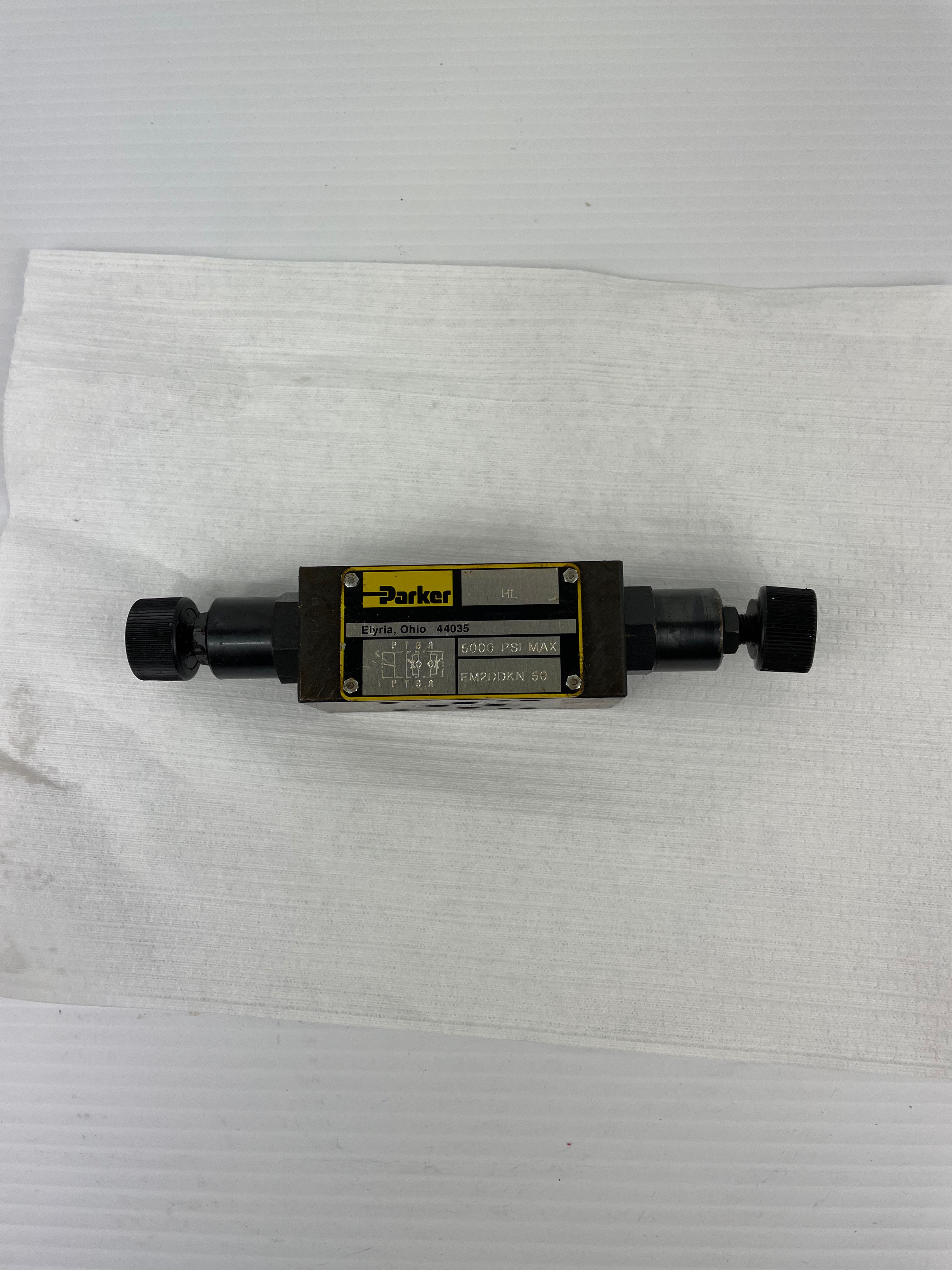 Parker FM2DDKN 50 HL Hydraulic Pressure Control Valve 5000 PSI Max