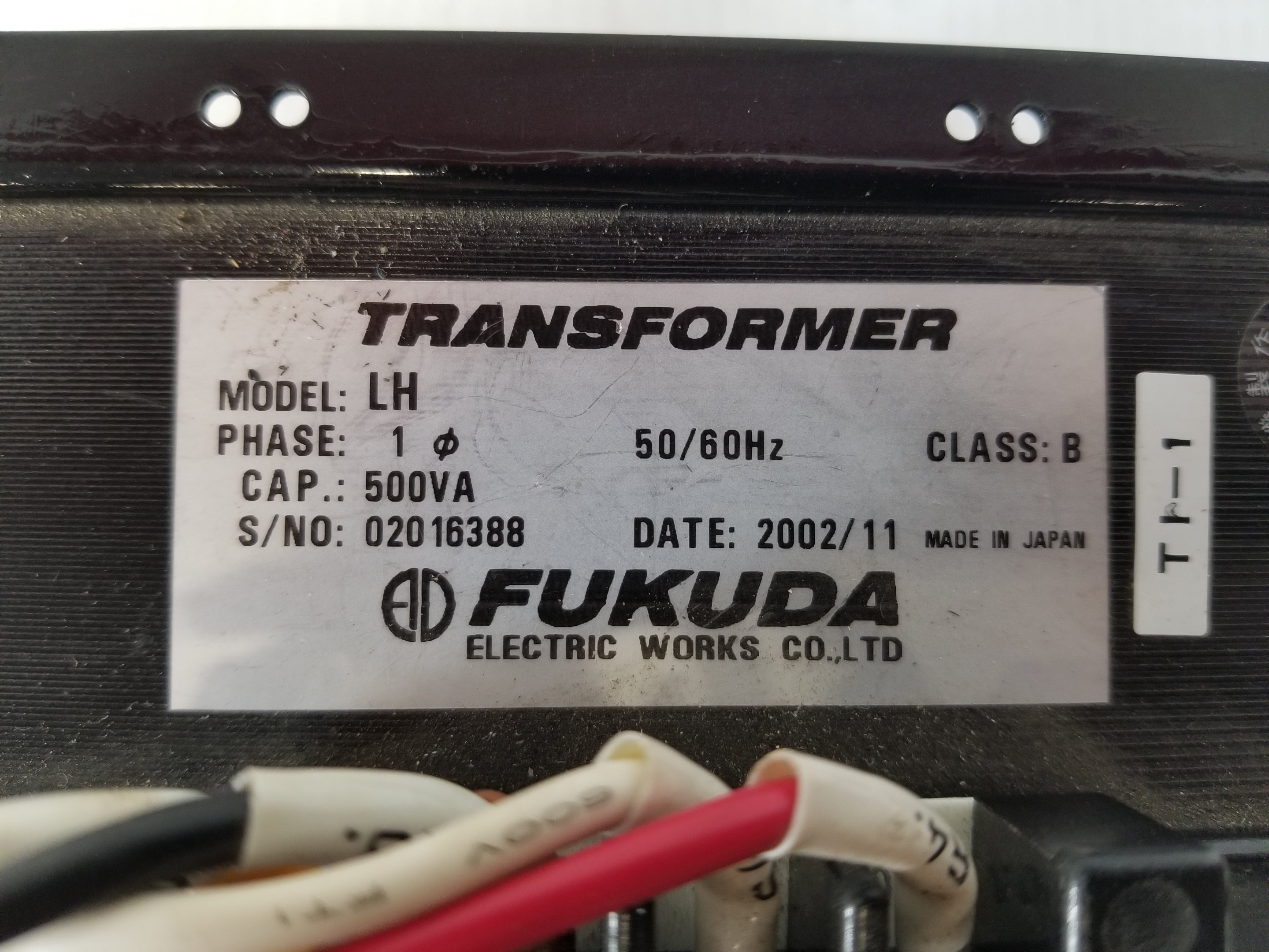 Fukuda LH Transformer 500VA