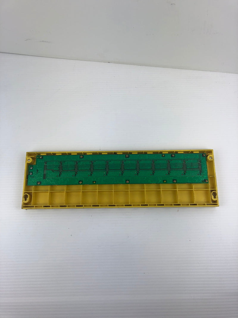 Fanuc A03B-0807-C001 10 Slot Module Base Plate ABU10A