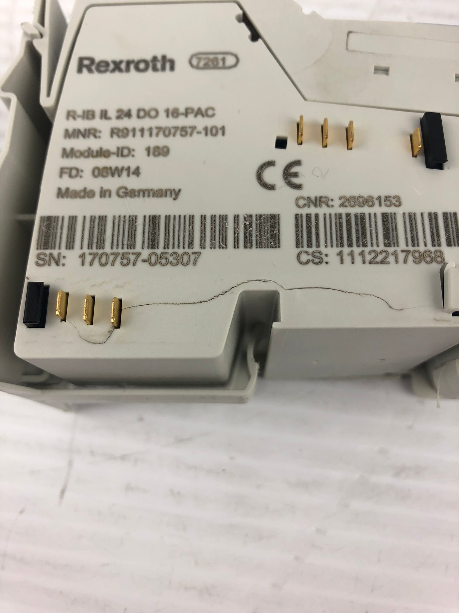Rexroth R911170757-101 PLC Module R-IB IL 24 DO 16-PAC - Lot of 2