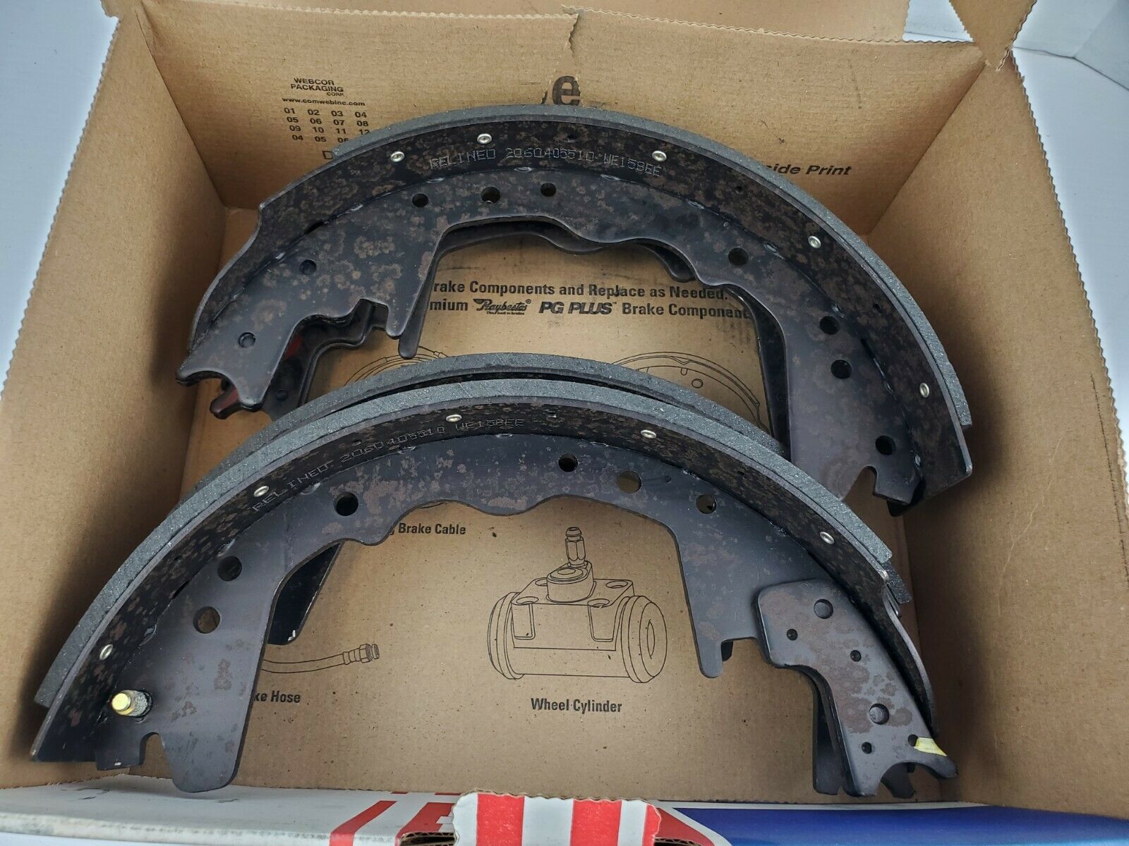 Raybesto 316PG Breaker Relined Break Shoe PAB357NR