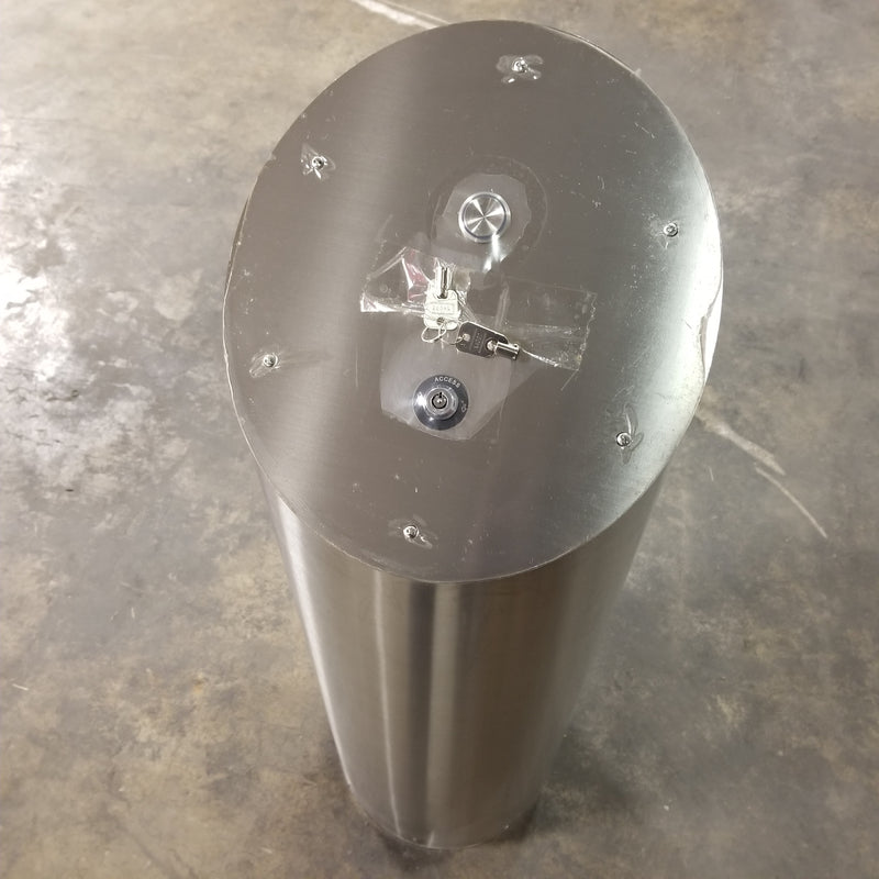 Elevator Call Button Pedestal with 2 Keys Stainless Steel