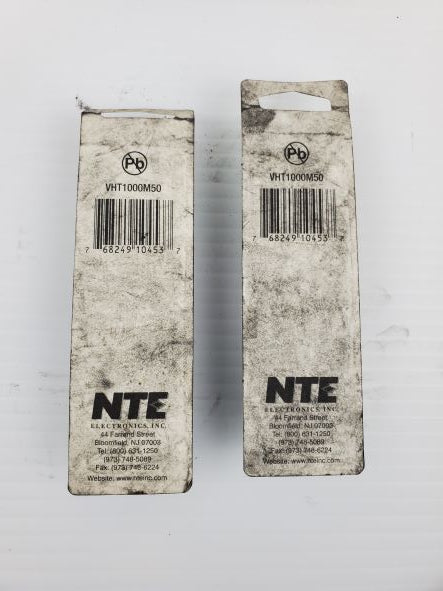 NTE VHT1000M50 Electrolytic Capacitor 50V (Lot of 2)