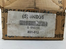 Box of 5 George Fischer GF Flanges 1-1/4" 6ND36 Hi-Strength PVC 851-012 Flange