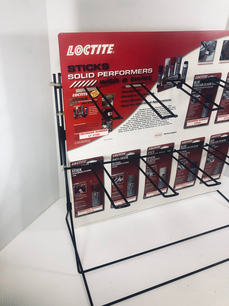 Loctite Counter Display Hanging Pegs 20" x 20-1/2" x 10-1/4"