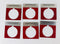 Legend Plate Square Red "Maintenance" (Lot of 6)