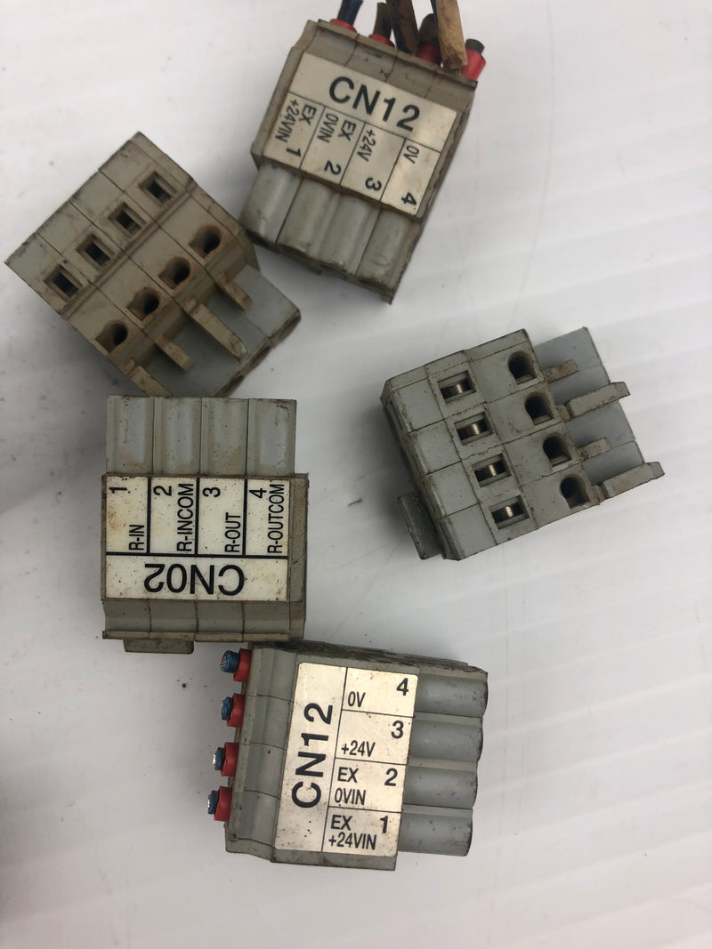 Wago AWG 26-14 4 Slot Terminal Blocks 300V 15A - Lot of 10